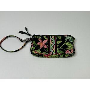 Vera Bradley Botanica Small Wristlet Wallet or Small Clutch Purse Convertible